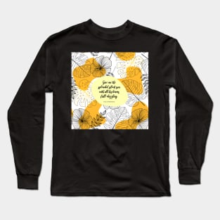 The splendid, silent sun - Walt Whitman Long Sleeve T-Shirt